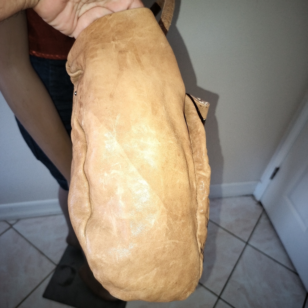 Junior Drake Daijah Studded Handbag Tan Leather. $$$ 49 SALE PRICE - Picture 9 of 16